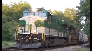 NS 8099 Southern Heritage Unit Leading NS 368 in Millen GA 8424 [upl. by Eelessej]