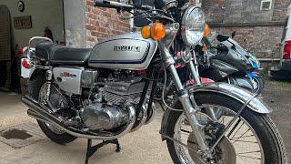 SUZUKI GT380 3 cylinder 2 stroke not running on number 2 cylinder [upl. by Eupheemia876]