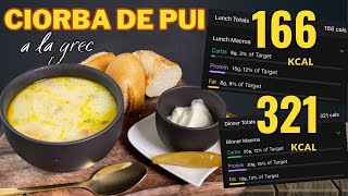 Ciorba de Pui a la Grec cu smantana si ou  slab calorica [upl. by Lierbag]