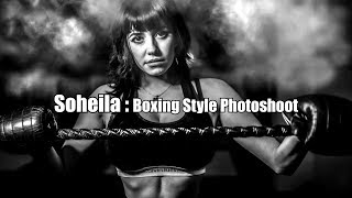 soheilamelody  Boxing Style Photoshoot [upl. by Ahsieket949]