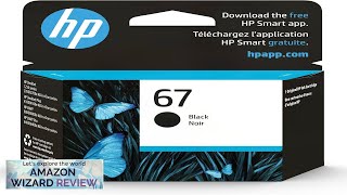 HP 67 Black Ink Cartridge Works with HP DeskJet 1255 2700 Review [upl. by Rainah]