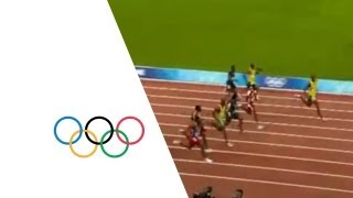 Usain Bolt Breaks 100m World Record In 969 Seconds  Beijing 2008 Olympics [upl. by Norrv493]