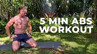 5 Minute Abs Workout  Get Results TIFF x DAN [upl. by Bartholomeo553]