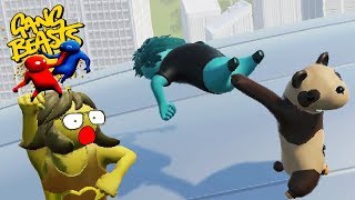 ME COGEN DE LOS HUEVOS  GANG BEASTS ONLINE  MrLokazo86 [upl. by Rosa]