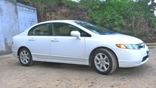 Review Honda Civic LX 2008  Testdrive  Español [upl. by Jayson]