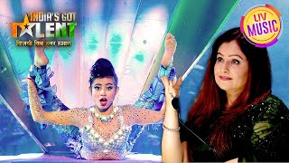 Anuska Chatterjee के Stunts देखकर डर गई Ayesha Ji  Indias Got Talent S10  Unstoppable Jazba [upl. by Flowers]