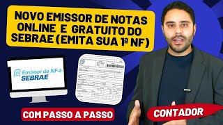 NOVO EMISSOR GRATUITO EMISSÃO DE NOTAS FISCAIS  DANFE PASSO A PASSO [upl. by Ophelia]