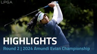 Friday Highlights  2024 Amundi Evian Championship [upl. by Relyat548]