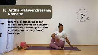 Ardha Matsyendrasana  Drehsitz [upl. by Goldner]