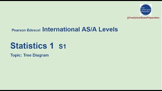 Edexcel IAL AS  A Level Statistics 1 Topic  Tree Diagram [upl. by Monda]