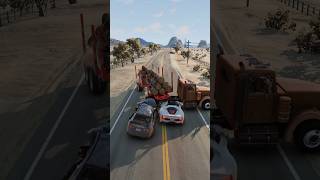 Realistic Highway Car Crashes 69  beamngdrive [upl. by Gisele783]