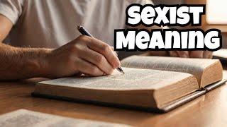 How to Say quotSexistquotSexist Meaning Definition amp dictionaryWhat is Sexist [upl. by Acinoj]