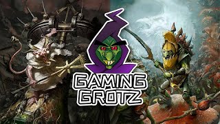 Warhammer Age of Sigmar Battle Report SKAVEN VS GLOOMSPITE GITS SQUIGS  2000pts [upl. by Anyehs]