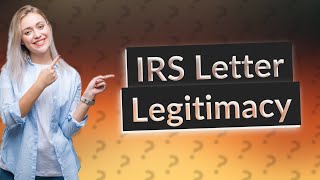 What does a real IRS letter look like [upl. by Edualc518]