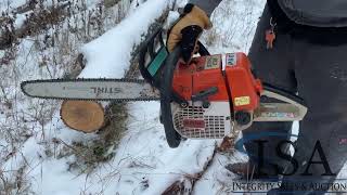 7409  Stihl 036 Pro Chainsaw Will Be Sold At Auction [upl. by Leund]