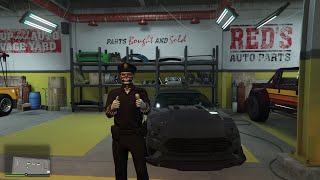 GTA V Salvage Yard Export Vehicle Selling the Vapid Dominator GT [upl. by Halueb]