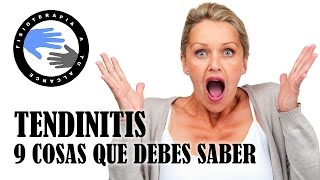 Tendinitis 9 verdades que debes conocer [upl. by Zusman632]