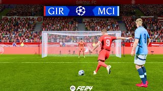 UCL 2425  Girona vs Manchester City  Penalty Shootout [upl. by Yatnoed]