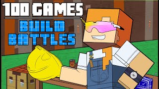 100 Games  Minecraft Build Battles [upl. by Obla]