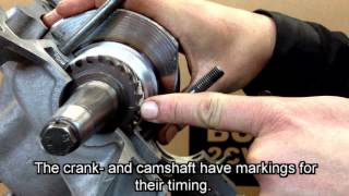 Assembly of the Burton 2CV Parts Crankshaft and Camshaft [upl. by Vod]