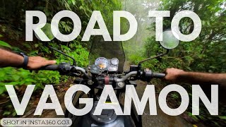 Bike trip to vagamon  shot in insta360 go3  kerala roads [upl. by Anthony]