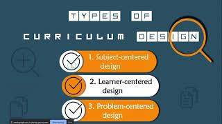 Types of Curriculum Design [upl. by Va592]