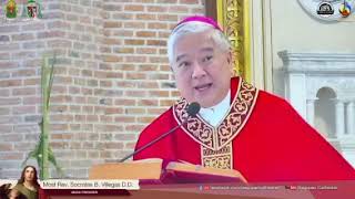 Archbp Socrates Villegas Homily  Palm Sunday Homily Year B [upl. by Heathcote419]