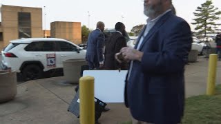 Former Memphis police officers arrive for jury selection in trial over beating death of Tyre Nichols [upl. by Yentrac]