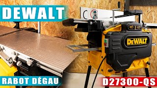 TEST ✅ DEWALT  Raboteuse dégauchisseuse  D27300QS  La pause café de BichonTV [upl. by Jaye]