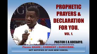 Pastor Adeboye Prophetic Prayers amp Declarations For Healing amp Deliverance 120 mins Must Watch [upl. by Setarcos]