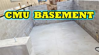 How to build a Concrete Block Basement for Beginners Part 1 DIY [upl. by Eletnahs]