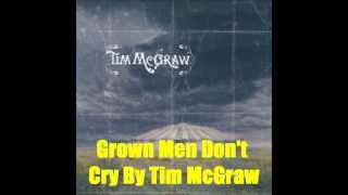 Grown Men Dont Cry By Tim McGraw Lyrics in description [upl. by Ehtyaf281]