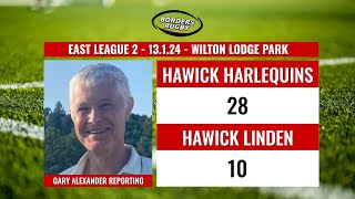 RUGBY REPORT  HAWICK QUINS v HAWICK LINDEN  13124 [upl. by Ysak]