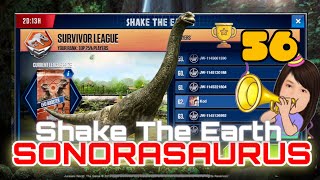 Sonorasaurus  All Herbivores Tournament  Jurassic World The Game  Survivor League [upl. by Isla]