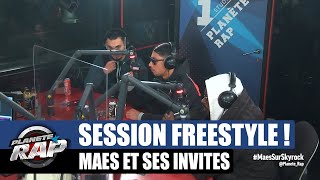 Maes  Session freestyle avec Benab Bvtman amp Bagwel  PlanèteRap [upl. by Liagabba]