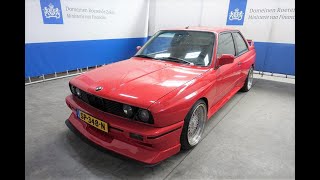 Veiling Domeinen RZ  Marge autohandelaar onder de loep BMW M3 E30 MB SL 500 [upl. by Ardnaeed]