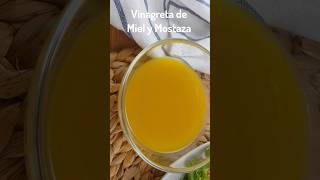 VINAGRETA de MIEL y MOSTAZA 🍯 yoyomismaymiscosas receta [upl. by Trill]