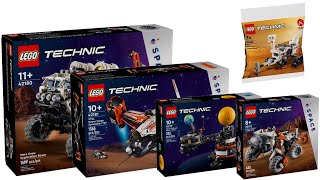 All LEGO Technic Space sets 2024 CompilationCollection Speed Build [upl. by Lazaro]