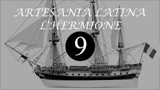 Artesania Latina LHermione Part 9 Upper Deck Deck Planking [upl. by Anitsrhc]