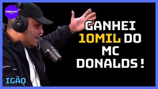 FUI MANDADO EMBORA DO MC DONALDS  Powdcast cortes [upl. by Nodnil77]