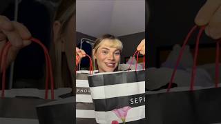 Doğururken doktor reçeteli yaptığım Sephora alışverişim  shorts [upl. by Aisatsan440]