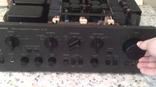 Technics SU V8 Vintage stereo integrated amplifier Test [upl. by Diao]