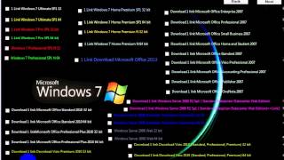 AIO Download and Crack Windows 7Windows Server 2008R2Office 2013 [upl. by Aerdied]