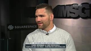 Chris Weidman Discusses Upcoming Fight vs Rockhold in UFC 230 [upl. by Giffie]