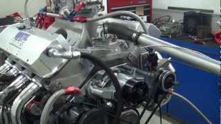 632 Engine w Brodix Headhunter Alum Heads Dyno Testing [upl. by Bryanty258]