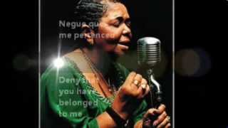 Cesaria Evora  Negue w lyrics amp translation [upl. by Erolyat]