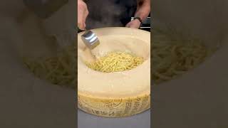 Making Pasta In An 800 Parmesan Wheel [upl. by Kenyon781]