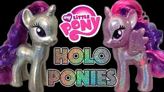 HOLO PONIES  The Mane 6 Shine Bright Like a Diamond  Custom Holographic My Little Pony [upl. by Crawley]