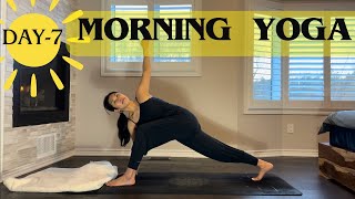 15 Minutes Morning Yoga Flow  Day7 Full Body Flexibility amp Mobility [upl. by Nyluqcaj163]