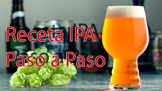 ✅COMO HACER CERVEZA ARTESANAL EN CASA 🔝Receta IPA todo grano paso a paso 🍺 [upl. by Norrahc]